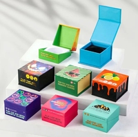 Boîte d'emballage magnétique personnalisable, bouteille cosmétique en verre 5ml avec impression personnalisée