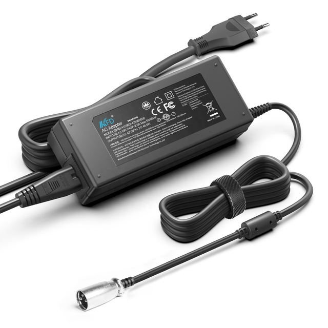 42V 2A Lithium Battery Charger with SCP OTP OVP Protection for Scooter Electric Bicycle Ebike 84W Quick Charger