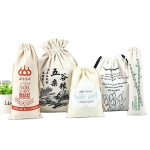 Bolsas de Tela con Cordón para Empaque de Joyería, Personalizables al por Mayor, Bolsas de Cordón de Algodón, Bolsitas Pequeñas con Cordón - Product Image 1