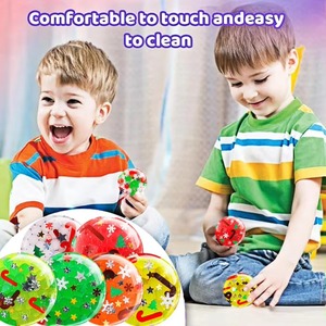 Christmas Squeeze Stress Ball <b>Squishy</b> Sensory Fidget Toy for Anxiety Relief Party Favor Kids Xmas Gift - Product Image 3