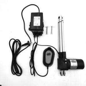 Actionneur électrique linéaire 12V 24V, course de 6 pouces, force de 600 lb, <span class=keywords><strong>moteur</strong></span> CC à faible courant et course durable pour la robotique automobile - Product Image 1