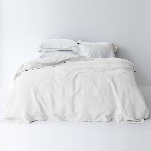 Vente en gros de lin pur de luxe flocons d'avoine housse de <span class=keywords><strong>couette</strong></span> ensemble de draps en lin <span class=keywords><strong>linge</strong></span> de lit - Product Image 2