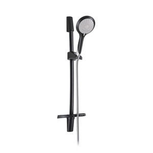 Juego de Ducha con Riel Deslizante Negro 15107, Accesorios Completos para Baño - Product Image 1