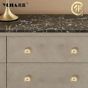 Poignées à <span class=keywords><strong>bouton</strong></span> monotrou en laiton poignées en laiton massif armoires <span class=keywords><strong>de</strong></span> télévision armoires <span class=keywords><strong>de</strong></span> vanité tiroirs armoires placards poignées - Product Image 3