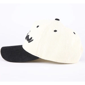 Gorra de Béisbol de Pana Unisex Personalizada de Alta Calidad, Impermeable, de 6 Paneles, con Logotipo Bordado e Impreso, al por Mayor - Product Image 3