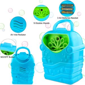 Máquina de Burbujas Automática de Plástico ABS Resistente y Pistola de Burbujas para Niños con Solución de Recarga, Modelo Union <span class=keywords><strong>World</strong></span> UW1285276 - Product Image 4
