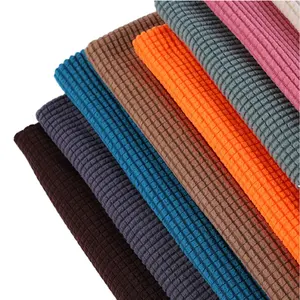 Funda para sofá y <span class=keywords><strong>silla</strong></span>, terciopelo <span class=keywords><strong>de</strong></span> maíz, a cuadros, poliéster, tejido polar, decoración del hogar, tela Jacquard - Product Image 1