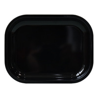 Plateau roulant personnalisé 18x14cm, plateau en tôle en gros, plateau de service en métal de haute qualité pour accessoires de fumeur