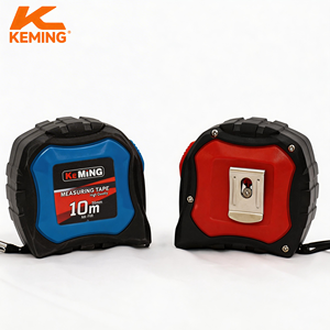 Ruban à mesurer automatique KEMING 5m 19mm ABS+TPR, auto-bloquant, bleu, breveté, double frein, résistant aux chutes, haute visibilité - Product Image 3