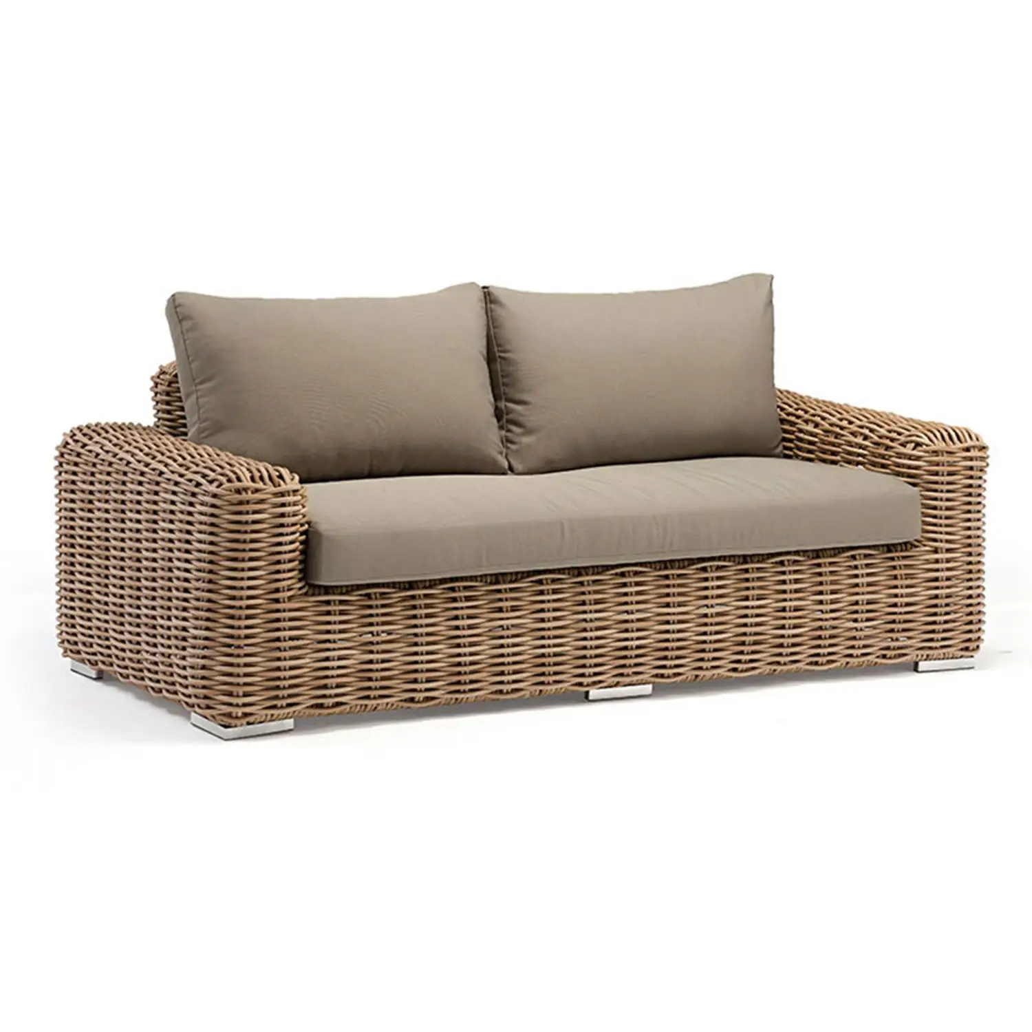 Groothandel Luxe Moderne Tuin Rotan Rieten Meubels Buiten Sofa Set Eethotels Parken Binnenplaatsen Ateliers Supermarkten