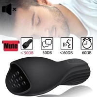 Großer Mund Penis-Trainer Männlicher Geisterkopf Masturbations-Vibrationsmassagegerät Masturbationsbecher Erotik-Artikel XY-248 CN
