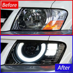 สำหรับมิตซูบิชิ <span class=keywords><strong>ปา</strong></span><span class=keywords><strong>เจ</strong></span><span class=keywords><strong>โร่</strong></span> V73 <span class=keywords><strong>ปี</strong></span> 2004-2014 ชุดไฟหน้าโปร<span class=keywords><strong>เจ</strong></span>คเตอร์ LED อัตโนมัติ 100W อุปกรณ์ตกแต่งรถยนต์ สไตล์ Defender อัพเกรด - Product Image 3