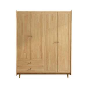 <span class=keywords><strong>Armoire</strong></span> autoportante BKS BO-751 en bois massif à 5 portes, 2 mètres <span class=keywords><strong>de</strong></span> <span class=keywords><strong>large</strong></span>, avec portes Shaker modernes écologiques et éclairage à induction durable pour vêtements - Product Image 6