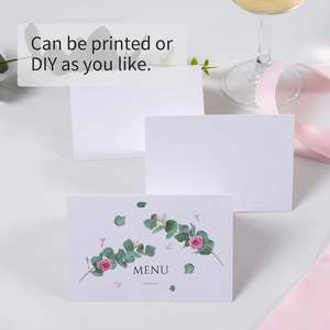 Tarjetas de lugar para ajuste de mesa Tarjetas de lugar de tienda personalizadas en blanco para diseño Nombre Carpas Placecards Recepción de boda - Product Image 2