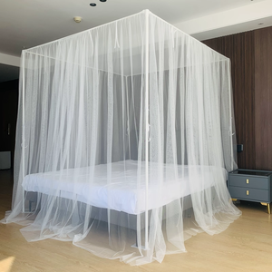 Moustiquaire au sol avec support de cadre en acier inoxydable à usage domestique pour chambre à coucher à trois portes - Product Image 5