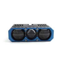 Nouveauté : Feux LED de calandre 200W Jaune Ambre 6000K IP67 Étanche 14000 Lumens à Faisceau Combiné pour Véhicules Tout-Terrain, Camions et VTT
