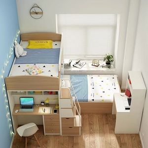 <span class=keywords><strong>Lit</strong></span> superposé en bois moderne et confortable <span class=keywords><strong>de</strong></span> haute qualité <span class=keywords><strong>avec</strong></span> armoire <span class=keywords><strong>de</strong></span> rangement pour enfants, durable pour la maison et l'hôtel - Product Image 2