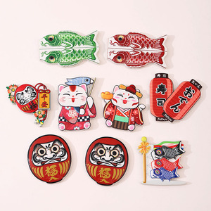 แม่เหล็กติดตู้เย็นของที่ระลึกจากญี่ปุ่น แมวกวัก ดารุมะ ซูชิ โคมไฟ + ชุด/สั่งทำ/ขายส่ง - Product Image 4