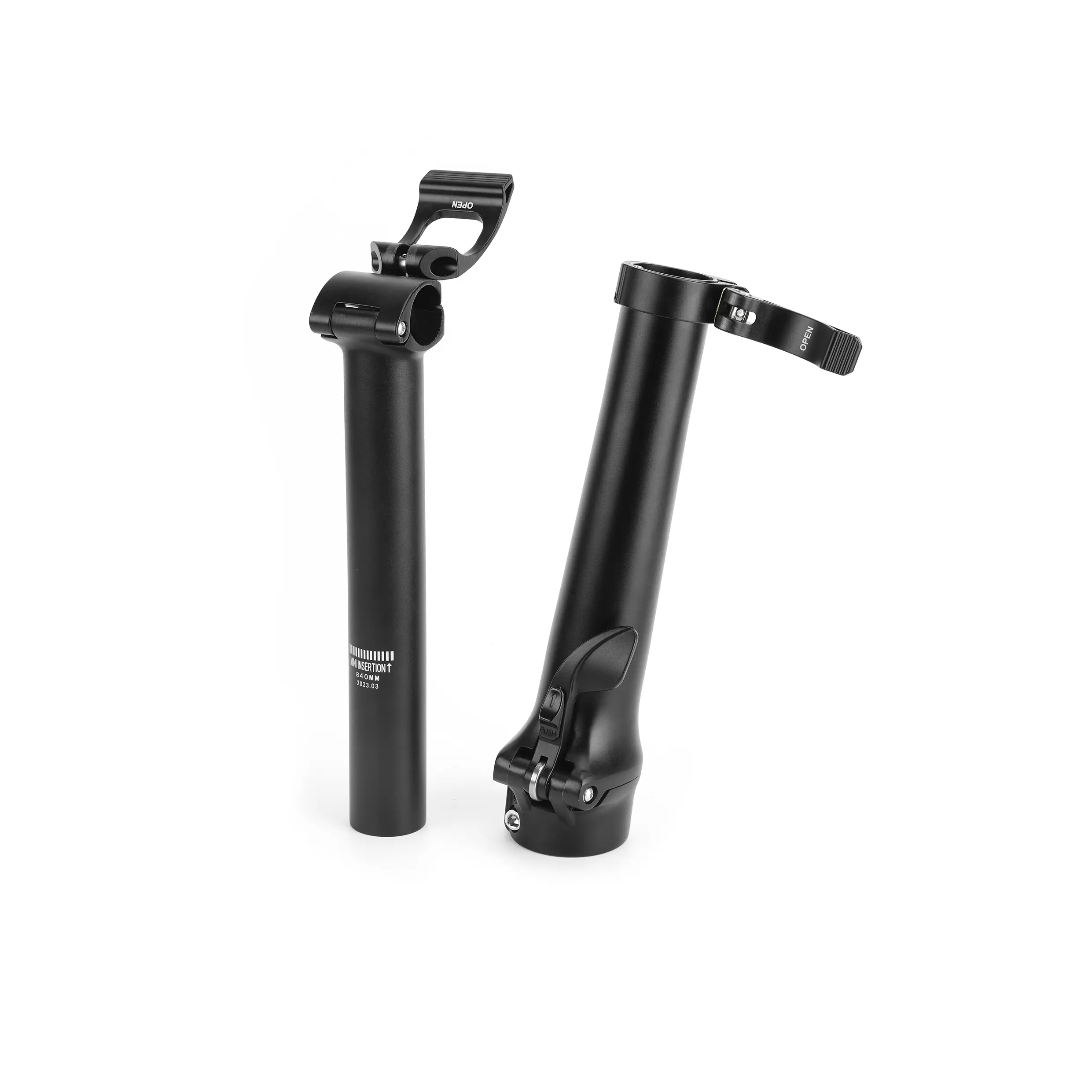 31.8mm Al-Alloy Foldable Bicycle Handlebar Stem Lower Tube Folding Riser To The Right Electric Scooter Bicycle Stem