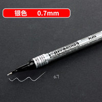 Stylo à encre d'art d'ongle à séchage rapide rose or noir métallique bricolage conception d'ongles décoration marqueur doublure brosse stylo