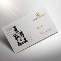 Cartes de visite personnalisées avec texture gaufrée/débossée, pelliculage brillant, découpe personnalisée, impression numérique couleur CMYK