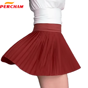 Ensemble de tennis pour femmes Jupe plissée athlétique de golf avec poches intérieures Short Ensemble de jupe de tennis à séchage rapide - Product Image 2