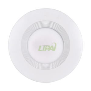 ETL FCC 6inch 15W nhôm <span class=keywords><strong>Led</strong></span> trang bị thêm Downlight baffle <span class=keywords><strong>TRIM</strong></span> E26 cơ sở Bộ chuyển đổi 5cct <span class=keywords><strong>Dimmable</strong></span> mờ để ấm 5cct Dip chuyển đổi - Product Image 1