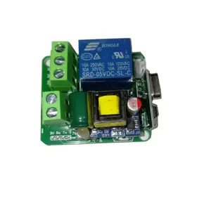 433 1CH wireless remote control switch 5V 12V 220V WIFI smart home module high-power through the wall
