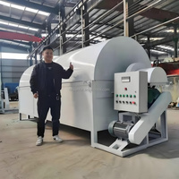 Machine de séchage rotative à tambour chauffant électrique pour le séchage des arachides, des graines de citrouille, des amandes, des noix, des noix de macadamia et des noix de cajou