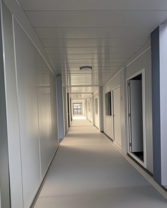 Xách tay có thể tháo rời 10ft 40ft Modular phẳng gói container nhà Breathable Sandwich Panel cho văn phòng căn hộ/phòng tắm - Product Image 3