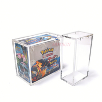 Boîte de présentation en acrylique ETB de qualité supérieure, protection UV, pour rangement de cartes Elite Trainer et de boîtes Booster & Build