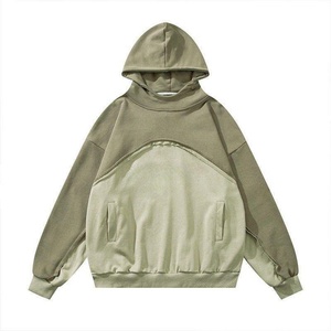 Sudaderas con Capucha de Estilo Retro con Logotipo Personalizado del Fabricante, con Letras en Contraste y Parches Estampados, Sudaderas con Capucha para Hombre - Product Image 1