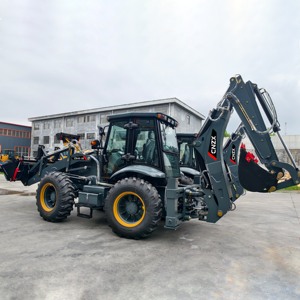 Prix d'usine Rétrocaveuse 4x4 Diesel, Machine de Construction, Tracteur Chargeur, Chargeuse sur Pneus à vendre - Product Image 2
