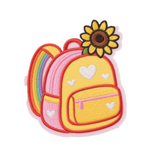 Işlemeli 2D karikatür yamalar özel yumuşak logo kanca & döngü giyim çantası için dokuma - Product Image 3