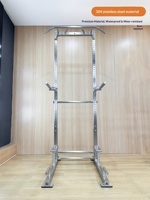 Barre de traction horizontale intérieure en acier inoxydable 304, à poser au sol, simple/double barre, forte capacité de charge, anti-corrosion, pour adultes