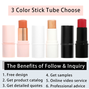 LOW MOQ Customization 9 Color Blush Makeup Blush Stick Blush Private Label for White Black Pink 3 Color Stick Choose - Product Image 5