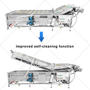 Línea Industrial Automática ORME para Lavado, Limpieza y Corte de Ensaladas, Lavadora y Secadora de Vegetales de Hoja Tipo Vortex - Product Image 6