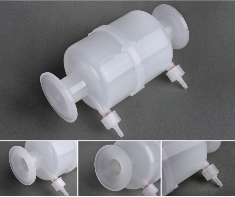 Approvisionnement d'usine Hydrophobe PTFE Capsule D'air Filtre avec Adapté Aux Besoins Du Client de Sortie
