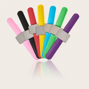 Jam Braiding Gel Magnetic Hair Clip Wrist Band Hair Clips Bracelet for  Hairpin collection(#4Purple)