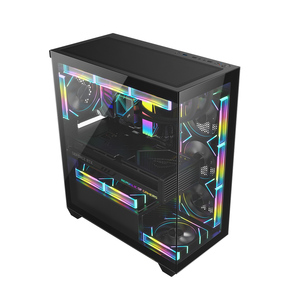 Boîtier <span class=keywords><strong>PC</strong></span> AntarcChill Support Type C, boîtier d'ordinateur en verre TG, boîtier de jeu de bureau, boîtier de tour moyen Sea View, <span class=keywords><strong>PC</strong></span> Gamer - Product Image 3