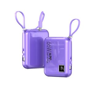 Cargador Portátil Rápido PD22.5W 10000 mAh con Cable de Carga USB, Mini Banco de Energía Inteligente de 6000 mAh con Pantalla LED - Product Image 1