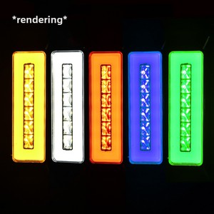 ผู้ผลิตหลอดไฟรถยนต์ ส่งออกข้ามพรมแดน ไฟข้างแคบ 12V/24V 24LED ไฟนำทางข้างรถบรรทุก ไฟแสดงตำแหน่งกว้าง OLIVER - Product Image 4