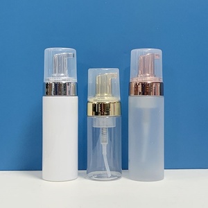 Bouteille de nettoyant moussant pour le visage en verre givré personnalisable avec étiquette privée, 100 ml, 120 ml, 150 ml, 200 ml, pour le lavage des mains - Product Image 4