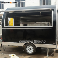 Oriental Shimao Traiteur Kebab Café Vendeur Fournitures De Remorquage Support Chariot Mobile Petit Poulet Piste Alimentaire Boulangerie Caravane Remorque
