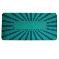 Benutzer definierte 1,2 m/1,8 m/2,4 m Blackjack Tisch Roulette Craps Teppich Hold'em Glücksspiel Stoff Anti-Rutsch-Gummi basis Texas Poker Pad Mat