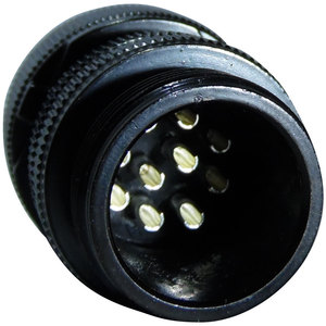 10 <b>Pin</b> Circular Connector Female Black Metal Plug For Industrial Use - Product Image 3