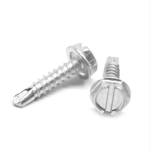 Tự khoan vít Hot Bán Trung Quốc nhà máy Bán buôn giá rãnh <span class=keywords><strong>Hex</strong></span> máy giặt đầu - Product Image 4