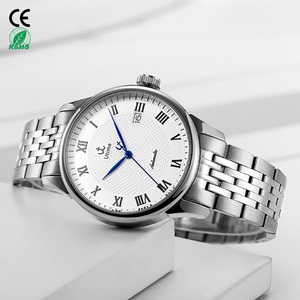 Nuovo Arrivo Orologio Meccanico da Uomo con Numeri Romani, Automatico in Acciaio Inossidabile, Logo OEM, Marca Designer, <span class=keywords><strong>Orologi</strong></span> <span class=keywords><strong>Maschili</strong></span> - Product Image 6