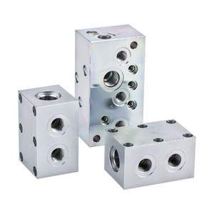 Bloc hydraulique d'équipement mobile 450 bar en aluminium couche dure collecteur hydraulique anodisé CNC bloc collecteur hydraulique de fraisage - Product Image 4
