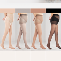 Collants transparents sur mesure 20D/40D grande taille, très extensibles, effet push-up, avec entrejambe antidérapant, pour femmes aux formes généreuses